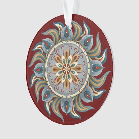 Painterly Mandala Ornament (voorkant)