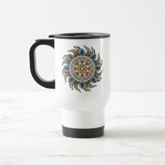 Painterly Mandala Reisbeker (Links)
