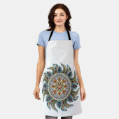 Painterly Mandala Schort (Gedragen)