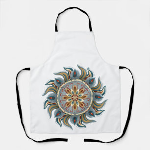 Painterly Mandala Schort