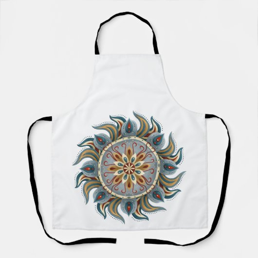 Painterly Mandala Schort (Voorkant)