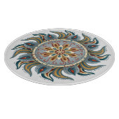 Painterly Mandala Snijplank (Hoek)
