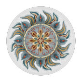 Painterly Mandala Snijplank (Voorkant)