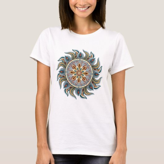 Painterly Mandala T-shirt (Voorkant)