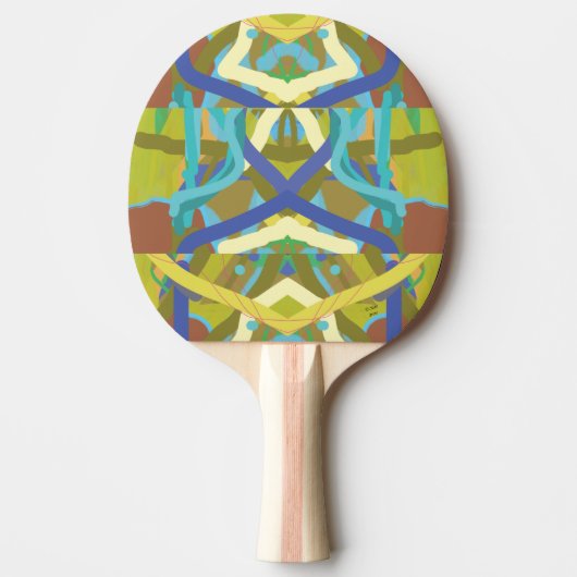 Painterly Ping Pong Paddle 2 Tafeltennisbatje (Voorkant)