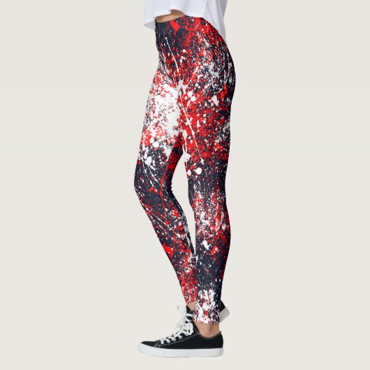 Painterly Splash Decor on Leggings (Links)