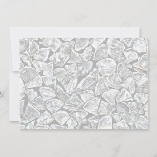 Painterly Styling Rehearsal Dinner Kaart (Achterkant)