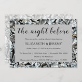 Painterly Styling Rehearsal Dinner Kaart (Voorkant / Achterkant)