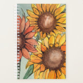 Painterly Sunflower Drawing Planner (Voorkant)