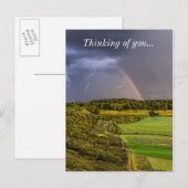 Painterly vóór het Storm komen Briefkaart (Voorkant / Achterkant)