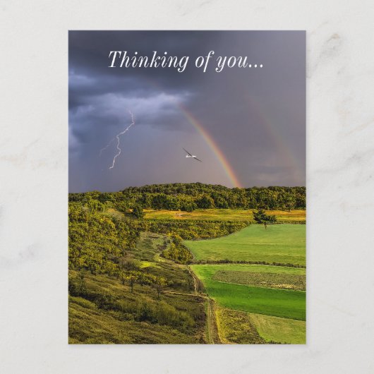 Painterly vóór het Storm komen Briefkaart (Voorkant)