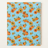 Painterly Waterverf Herfst Pompoenen Sinaasappel/B Planner (Achterkant)