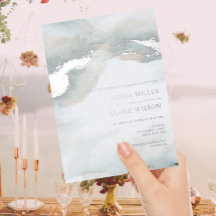 Painterly Waterverf Moody Wedding Folie