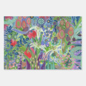 Painterly Wrapping Paper Flat Sheet Set van 3 (Voorkant 3)
