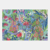 Painterly Wrapping Paper Flat Sheet Set van 3 (Voorkant)