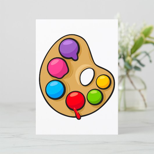 Painters Art Palette Kaart