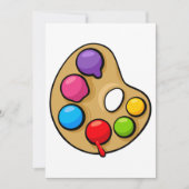 Painters Art Palette Kaart (Voorkant)