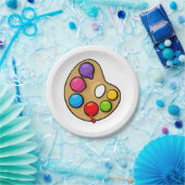 Painters Art Palette Papieren Bordje (Feest)