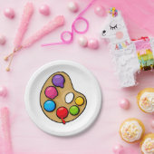 Painters Art Palette Papieren Bordje (Feest)