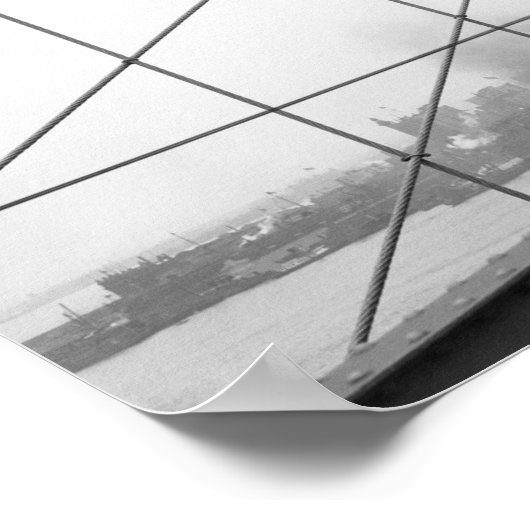 Painters, Brooklyn Bridge, New York City,  Poster (Hoek)