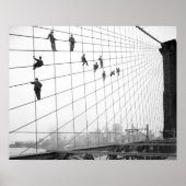 Painters, Brooklyn Bridge, New York City,  Poster (Voorkant)