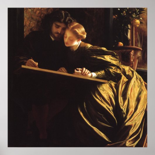 Painter's Honeymoon van Lord Frederic Leighton Poster (Voorkant)