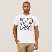 Painters Palette Mannen T-Shirt (Voorkant volledig)