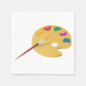 Painters Palette Paper Napkins Servetten (Voorkant)