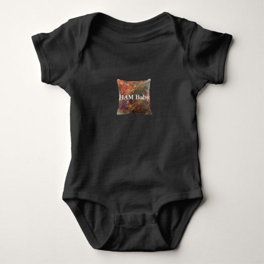 Painters Pillow HAM Baby Jersey snap T Romper (Voorkant)