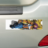 Paintgurl gouden graf bumpersticker (Op auto)