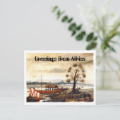 PAINTING 7 copy, Greetings from Africa Briefkaart (Staand voorkant)