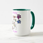 "PAINTING BY PAW" COMBO TWEE TONED MOK. MOK (Voorkant rechts)