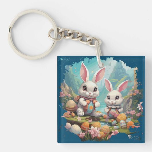 Painting Easter Sleutelhanger (Voorkant)