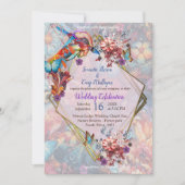 Painting Fantasy Flowers die natuur uitdrukken Kaart (Voorkant)