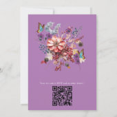 Painting Fantasy Flowers die natuur uitdrukken Kaart (Achterkant)