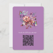 Painting Fantasy Flowers die natuur uitdrukken Kaart (Achterkant)