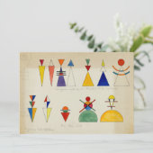 Painting Figurines by Wassily Kandinsky Bedankkaart (Staand voorkant)