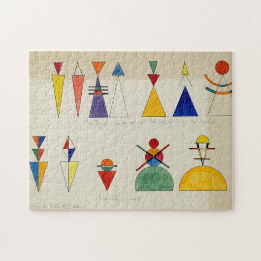 Painting Figurines by Wassily Kandinsky Legpuzzel (Horizontaal)