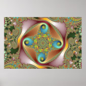 Painting - Fractal Art Poster (Voorkant)