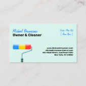 Painting green Decor Modern Professional Visitekaartje (Achterkant)