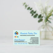 Painting green Decor Modern Professional Visitekaartje (Staand voorkant)