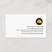 Painting Icons On Cyan Wall Layer Visitekaartje (Achterkant)