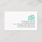 Painting Icons On Grey Wall Layer Visitekaartje (Achterkant)