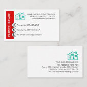 Painting Icons On Red Wall Layer Visitekaartje (Voorkant / Achterkant)