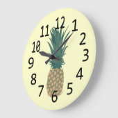 Painting of a fresh Pineapple Wall Clocks Grote Klok (Hoek)