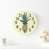 Painting of a fresh Pineapple Wall Clocks Grote Klok (Huis)