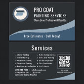 Painting Painter QR Code Professional  Visitekaartje