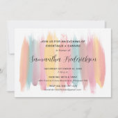 Painting Party Bruids Douche Uitnodiging (Voorkant)