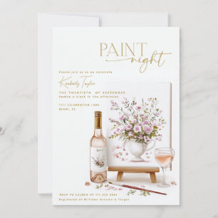 Painting Party Paint Night Vrijgezellenfeest Kaart