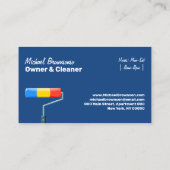 Painting Service Decor Modern Navy Visitekaartje (Achterkant)